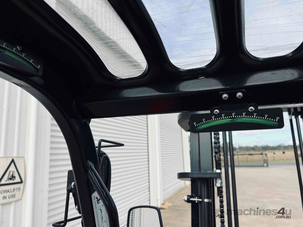 Hangcha 2.5t RT Forklift CPCD25 - 3 Speed Diesel 4.3m Reach Sideshift Fork Positioner